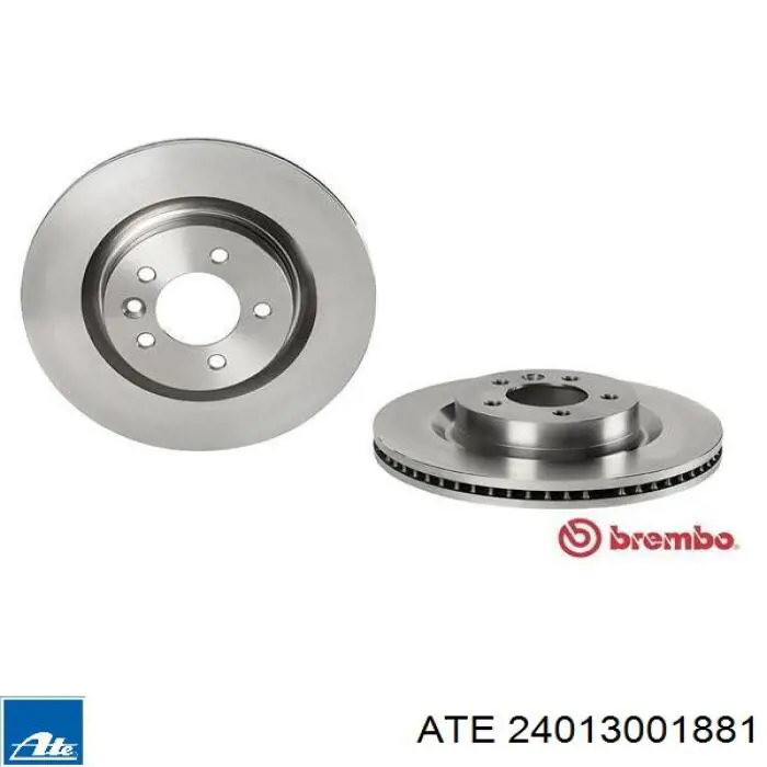 Диск переднього гальма ATE 24013001881 ціна, від 73.67 USD
