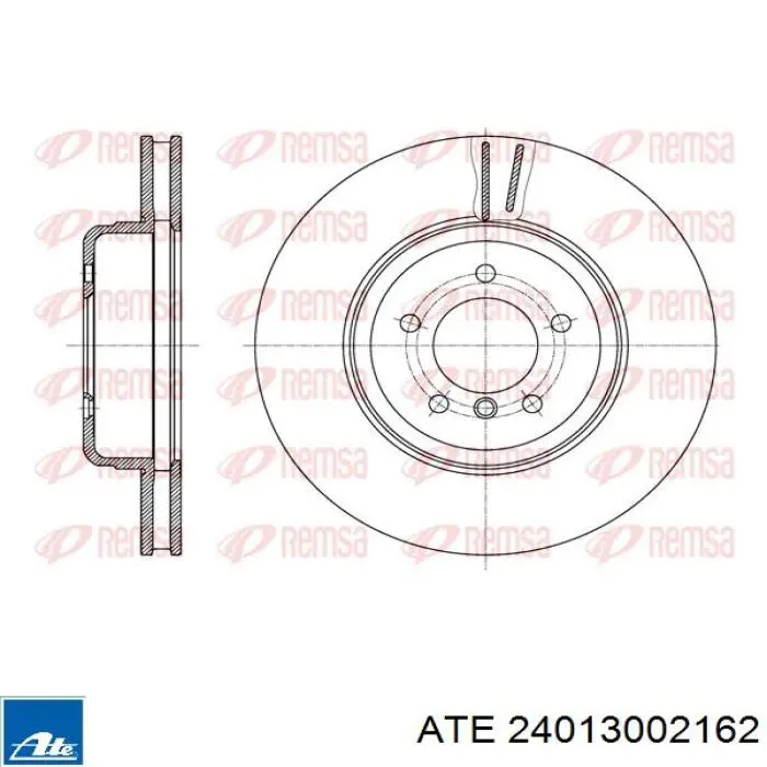 Диск гальмівний передній Delphi BG9159C