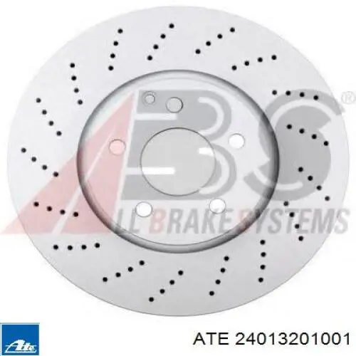 Диск переднього гальма ATE 24013201001 ціна, від 102.04 USD