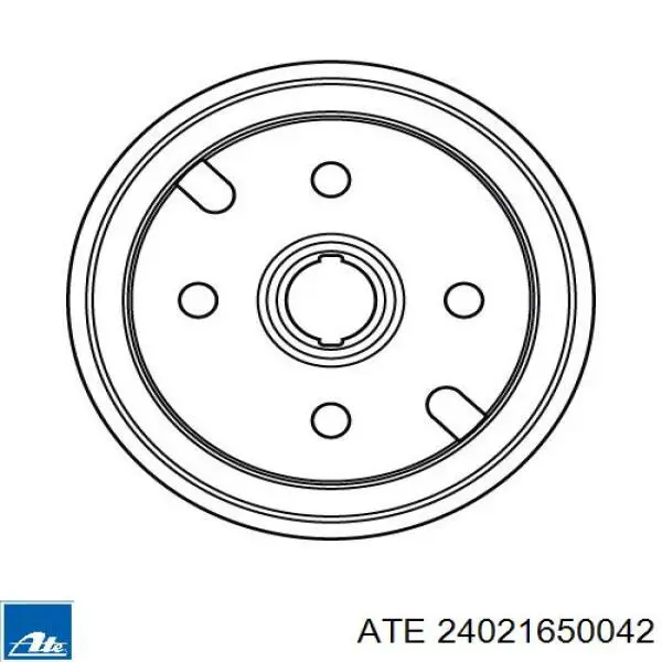 Барабан гальмівний передній TA600C Japan Parts