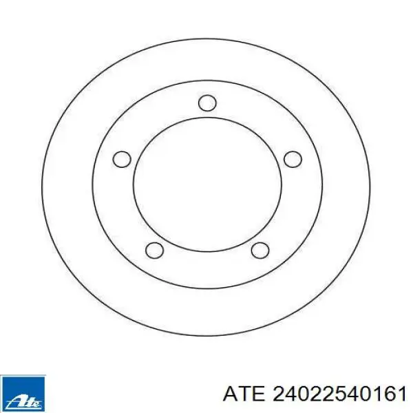 Барабан гальмівний задній ATE 24022540161 ціна, від 64.23 USD