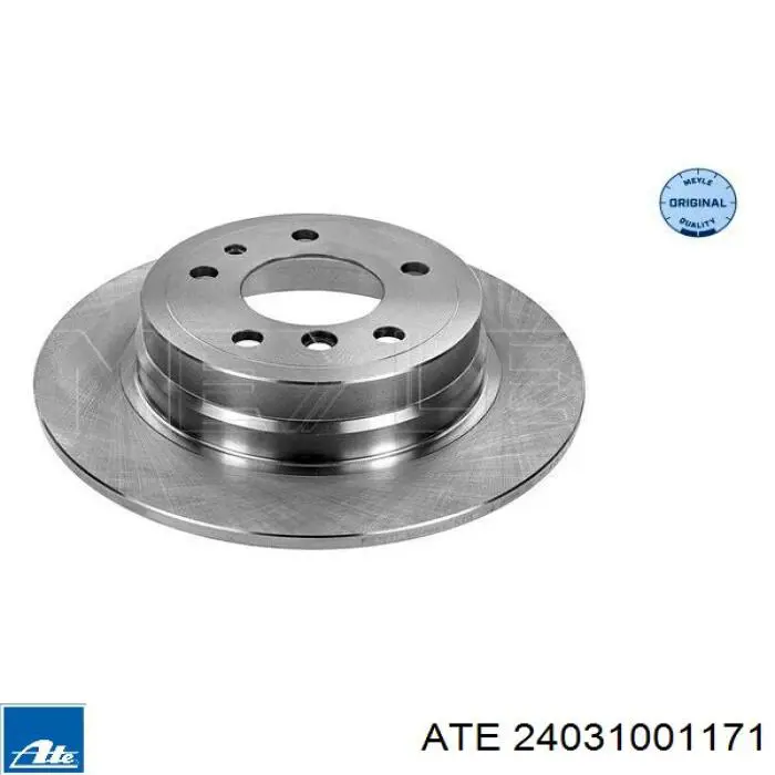 Диск гальмівний задній 24031001171 ATE