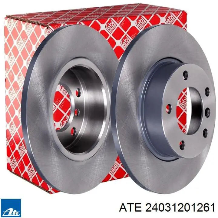 Диск переднього гальма ATE 24031201261 ціна, від 32.32 USD