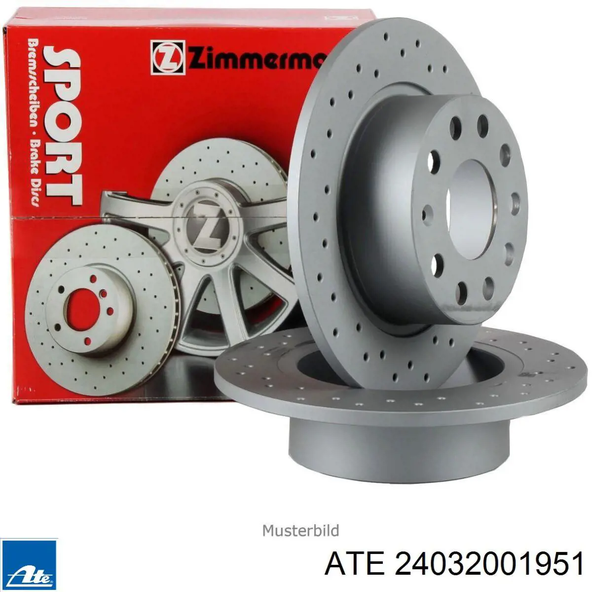 Задні дискові гальма ATE 24032001951 ціна, від 51.25 USD