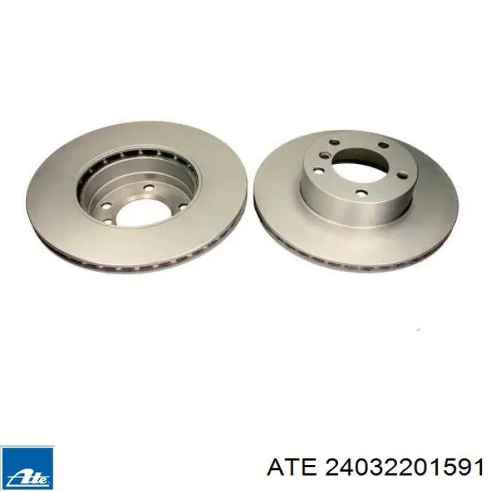 Диск переднього гальма ATE 24032201591 ціна, від 48.67 USD