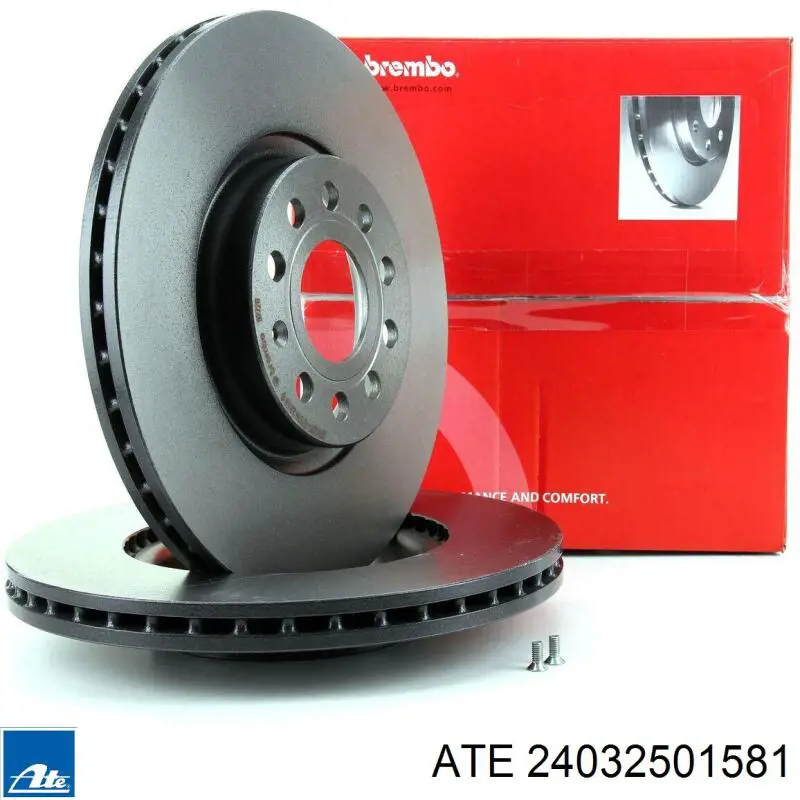 Диск переднього гальма ATE 24032501581 ціна, від 88.15 USD