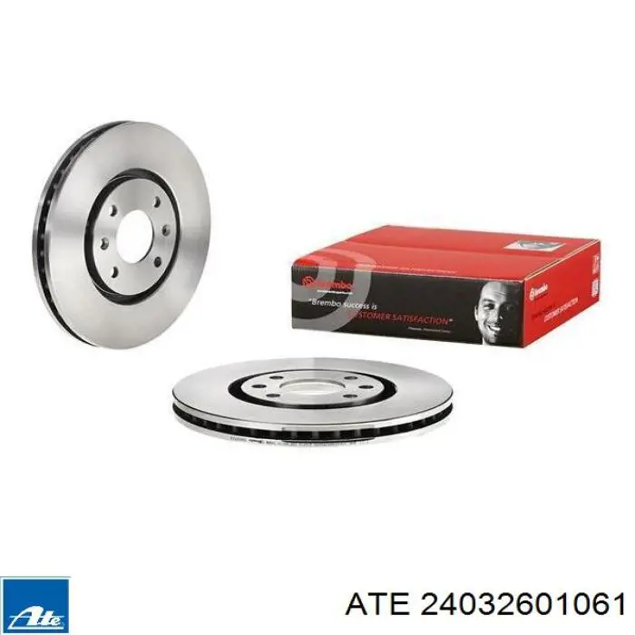 Диск переднього гальма ATE 24032601061 ціна, від 36.94 USD