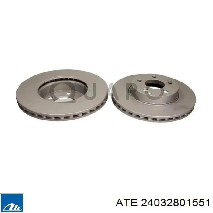 Диск переднього гальма ATE 24032801551 ціна, від 66.62 USD
