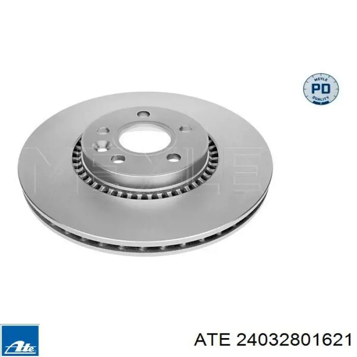 Диск гальмівний передній 24032801621 ATE
