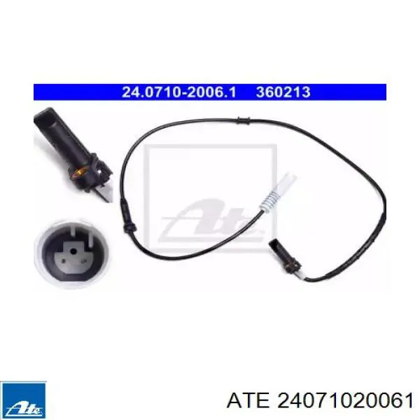 Купити 24071020061 ATE Датчик АБС (ABS) задній