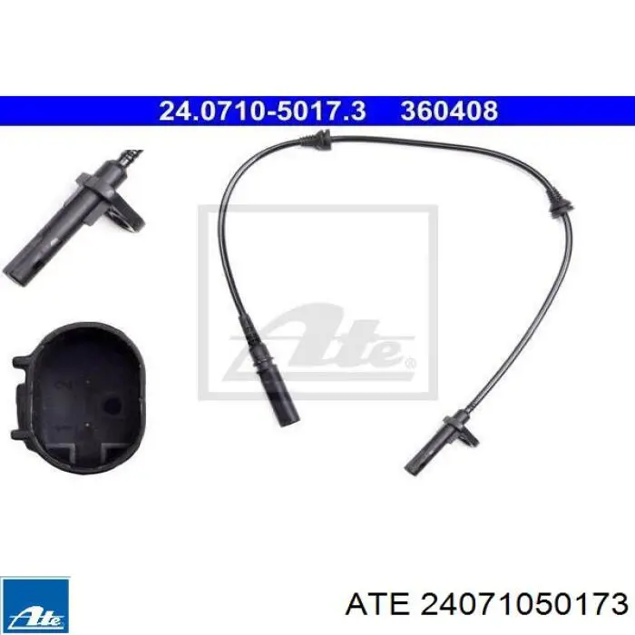 Датчик АБС передній 6PU012806471 HELLA