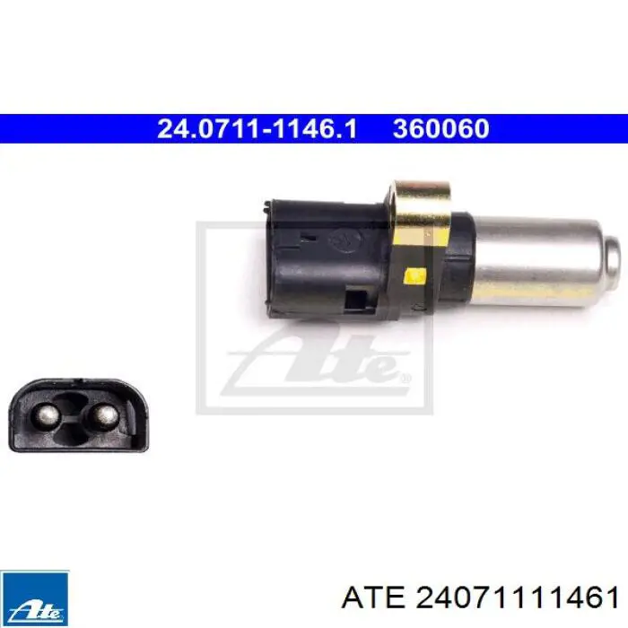 Датчик АБС (ABS) передній 24071111461 ATE