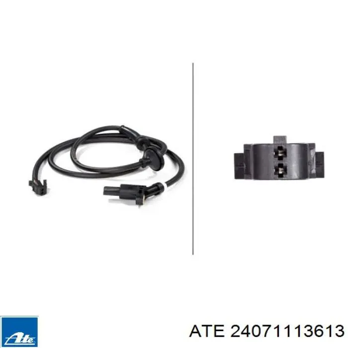 Датчик АБС (ABS) передній, лівий 24071113613 ATE