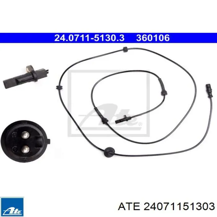 Датчик АБС (ABS) задній 24071151303 ATE