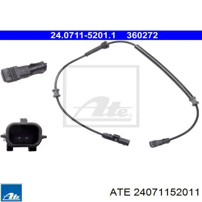 Купити 172100061010 Magneti Marelli Датчик АБС (ABS) задній