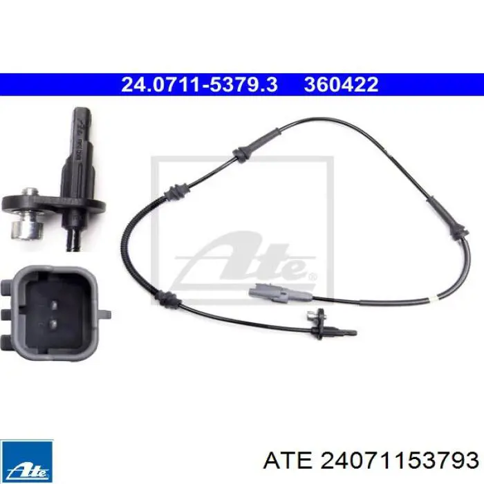 Купити 78552 FAE Датчик АБС (ABS) передній