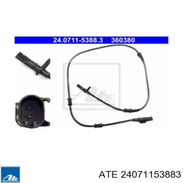 Купити 24071153883 ATE Датчик АБС (ABS) передній
