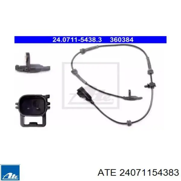Купити 6PU358218241 HELLA Датчик АБС (ABS) задній