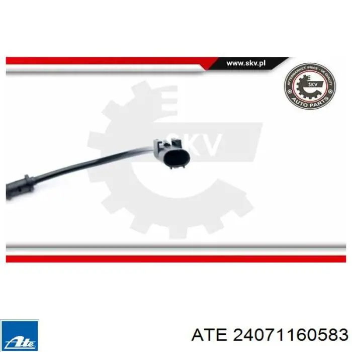 Датчик ABS передній лівий ATE 24071160583 ціна, від 27.61 USD