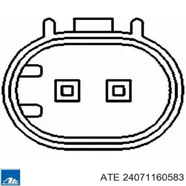 Купити 24071160583 ATE Датчик АБС (ABS) передній, лівий