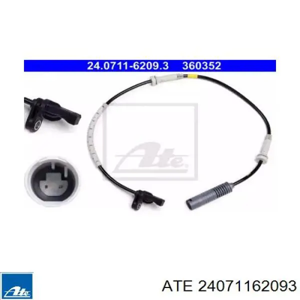Купити 24071162093 ATE Датчик АБС (ABS) передній