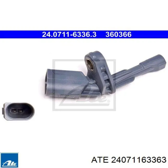 24071163363 ATE Датчик АБС (ABS) задній правий