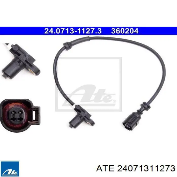 Датчик АБС (ABS) передній, правий 24071311273 ATE