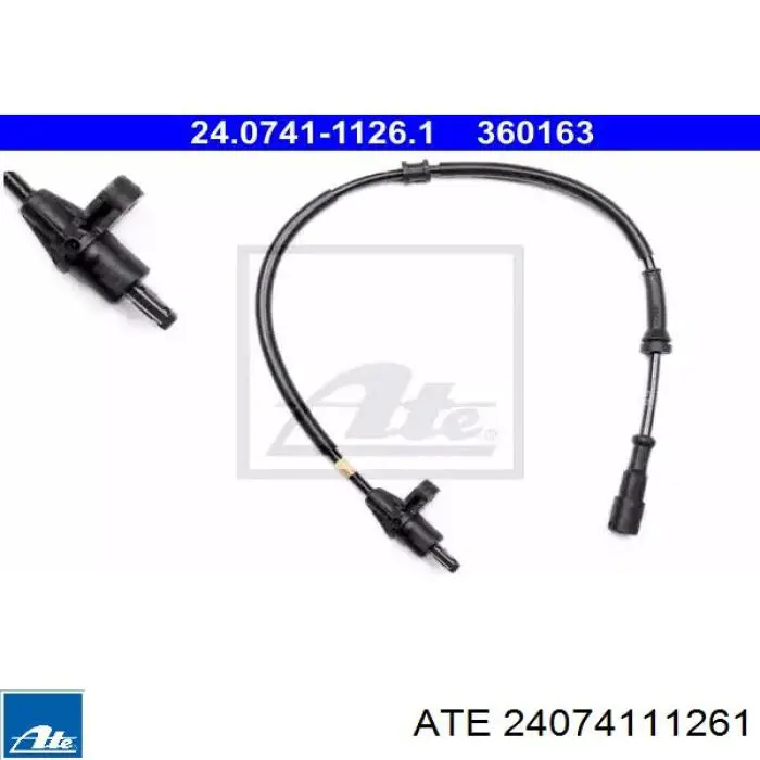 Датчик АБС задній правий ATE 24074111261 ціна, від 18.40 USD