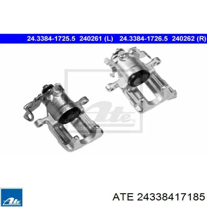 Супорт гальмівний задній правий ATE 24338417185 ціна, від 53.79 USD
