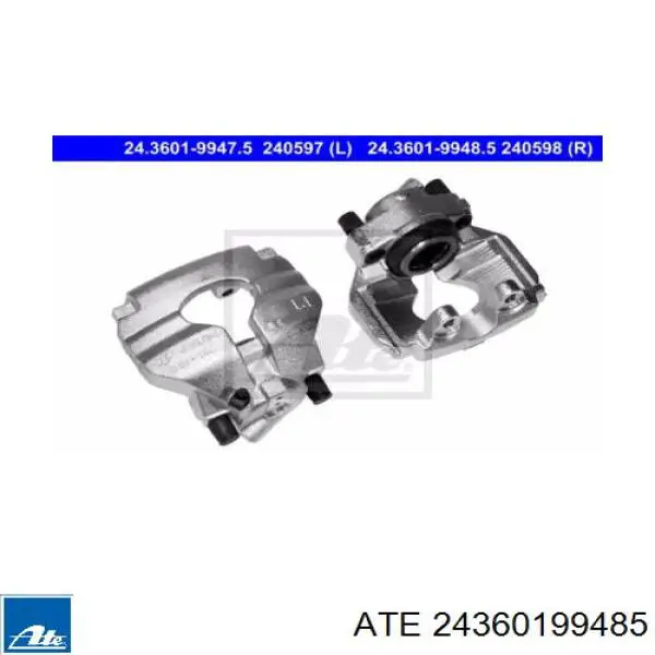 Супорт гальмівний передній правий 24360199485 ATE