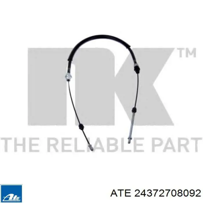 Купити 350243 Adriauto Трос ручного гальма задній, лівий