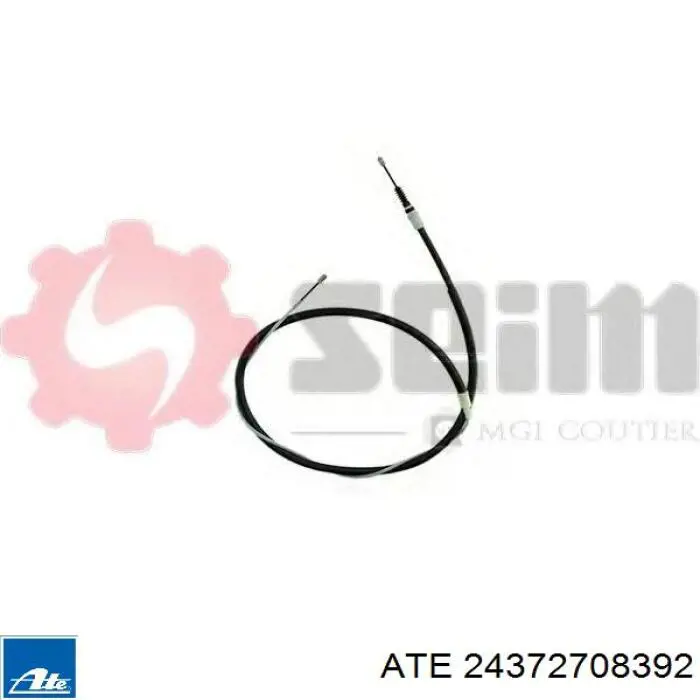 Купити 24372708392 ATE Трос ручного гальма задній, правий/лівий