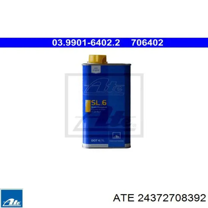 Трос ручного гальма задній, правий/лівий ATE 24372708392 ціна, від 11.90 USD