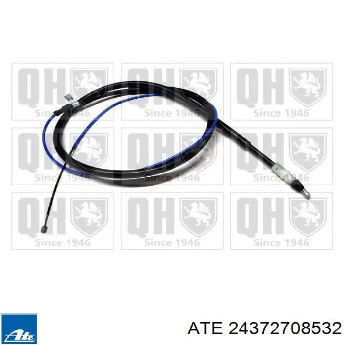 Трос ручного гальма задній, правий/лівий ATE 24372708532 ціна, від 11.27 USD
