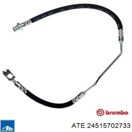 Шланг гальмівний задній, правий ATE 24515702733 ціна, від 21.12 USD
