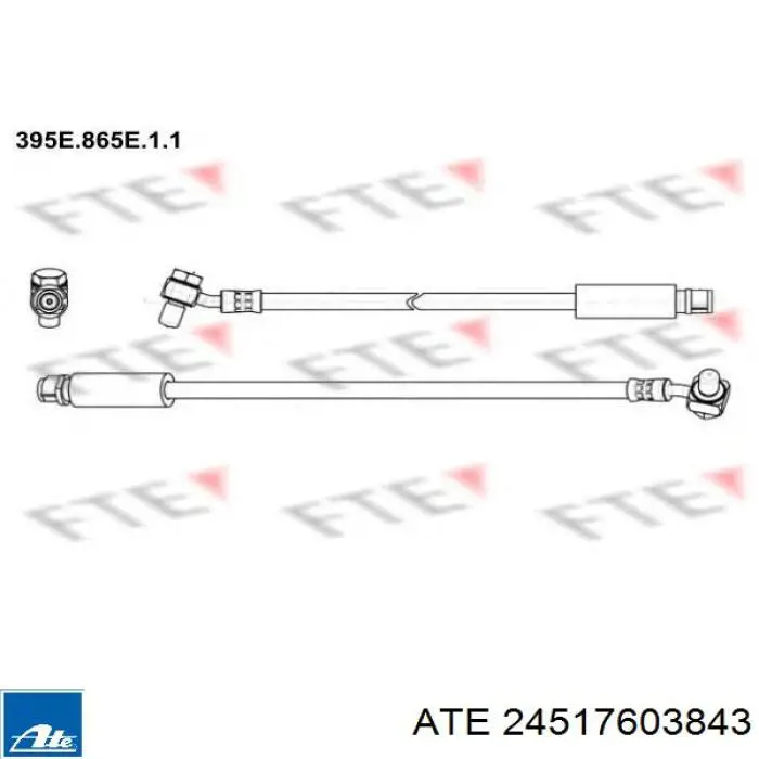 Купити 562231 Opel Шланг гальмівний задній