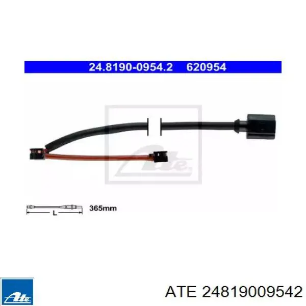 Сигналізатор знос гальмівних колодок Remsa 001154 ціна, від 7.06 USD