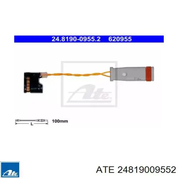Купити A2115401517 Mercedes Датчик зносу гальмівних колодок, передній лівий