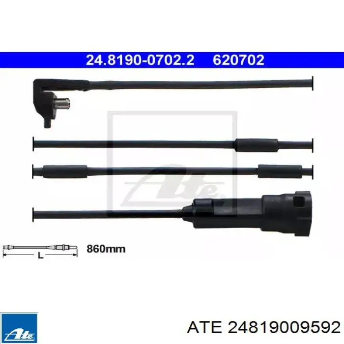 Сигналізатор знос гальмівних колодок Japan Parts BPW019 ціна, від 3.27 USD