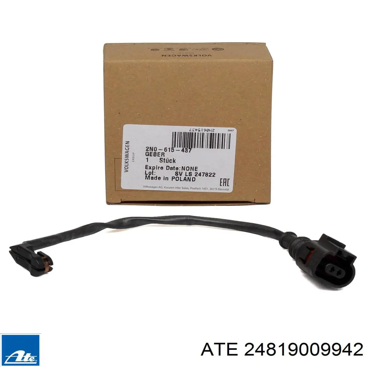 Сенсор зносу ATE 24819009942 ціна, від 4.63 USD