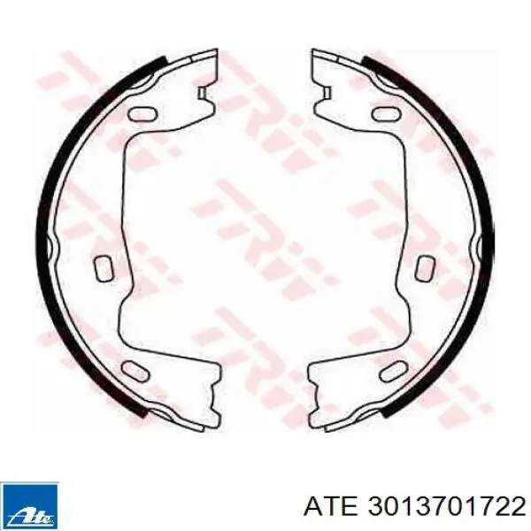 Колодки ручника / стоянкового гальма ATE 3013701722 ціна, від 13.17 USD