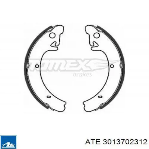 Колодки гальмові задні, барабанні 3013702312 ATE