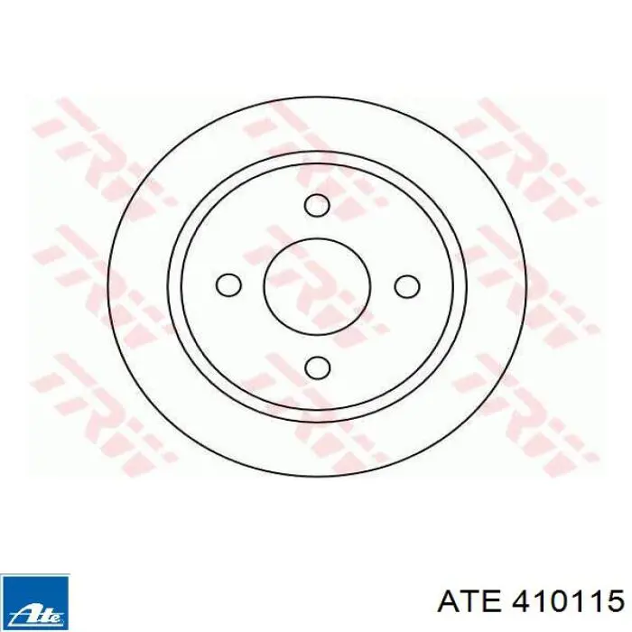 Задні дискові гальма ATE 410115 ціна, від 21.57 USD