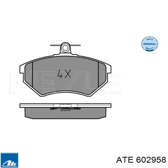 602958 ATE Передні гальмівні колодки