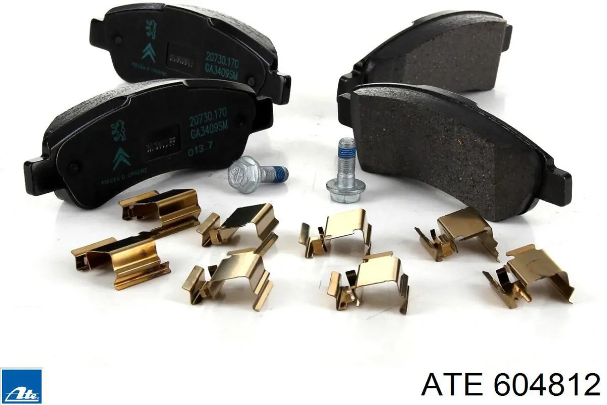 Задні гальмівні колодки ATE 604812 ціна, від 17.19 USD