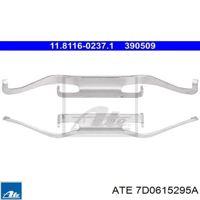 7D0615295A ATE Пружинна засувка супорта