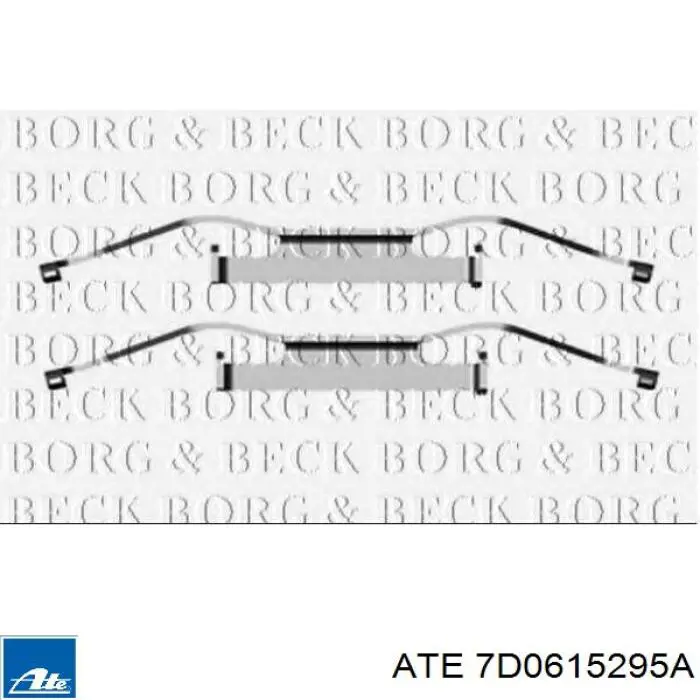Пружинна засувка супорту ATE 7D0615295A ціна, від 5.35 USD
