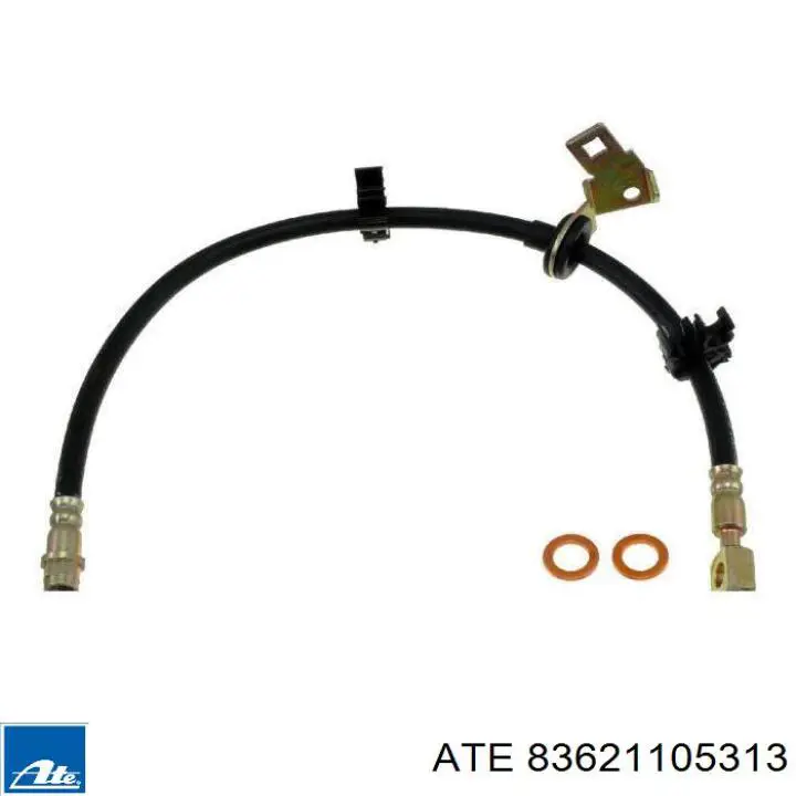 Купити A1634202148 Mercedes Шланг гальмівний передній, правий