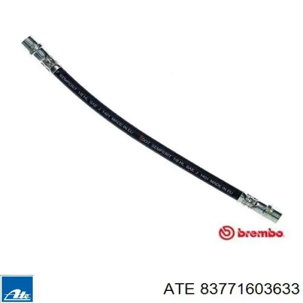 Шланг гальмівний передній ATE 83771603633 ціна, від 6.95 USD