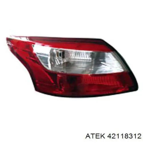 Задня ліва зовнішня фара Ford 1727666 ціна, від 68.80 USD